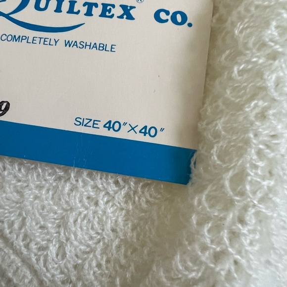 BRAND NEW VINTAGE Quiltex Co. 40x40 lamb blanket. Quilt. - Picture 3 of 5
